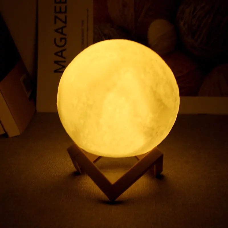 LIGHTLUNAR™ 3D Printing Moon Night Light